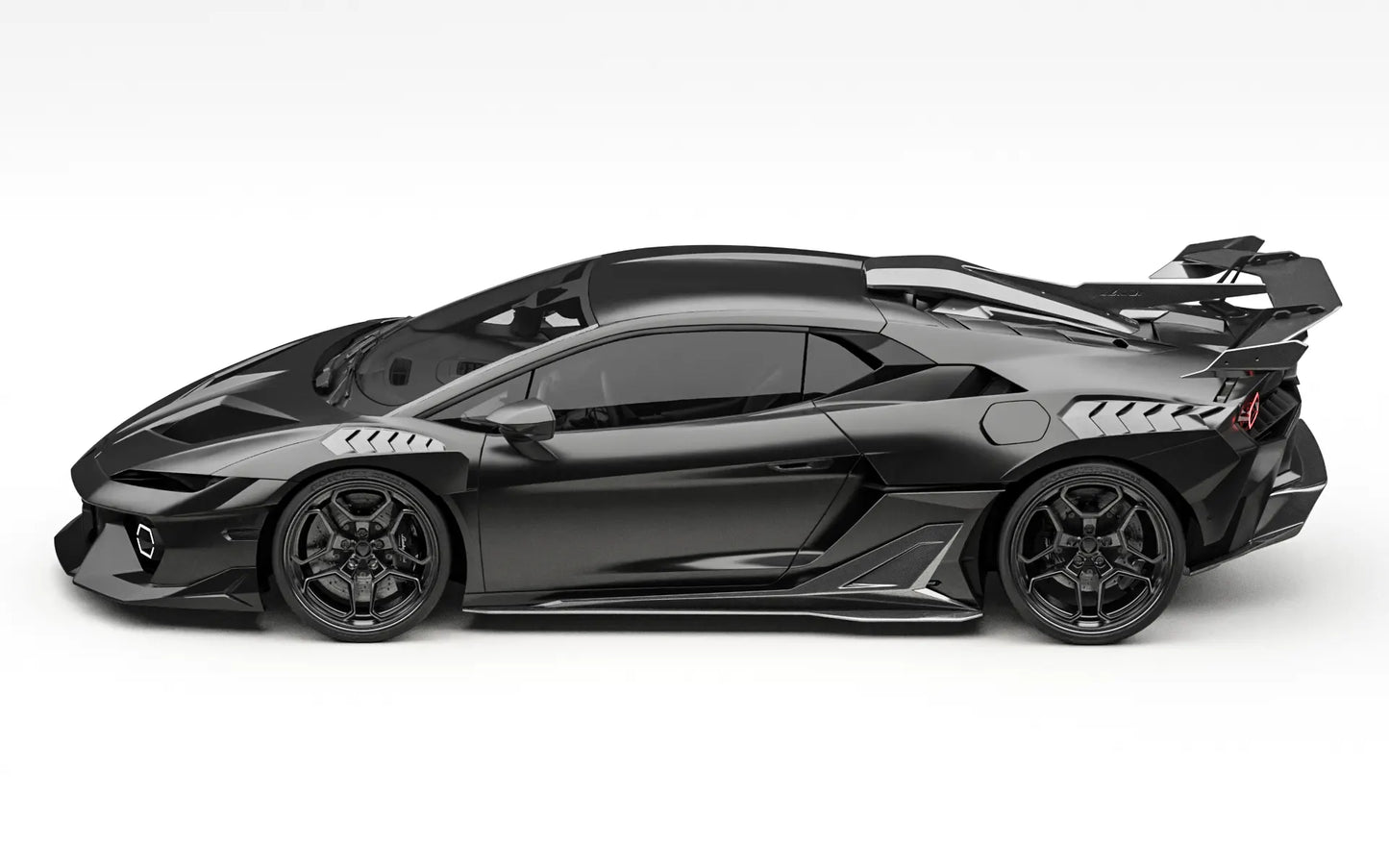 ZACOE Lamborghini Temerario widebody carbon fiber kit side profile