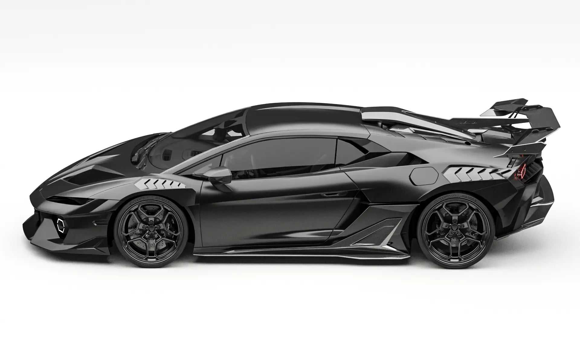ZACOE Lamborghini Temerario widebody carbon fiber kit side profile