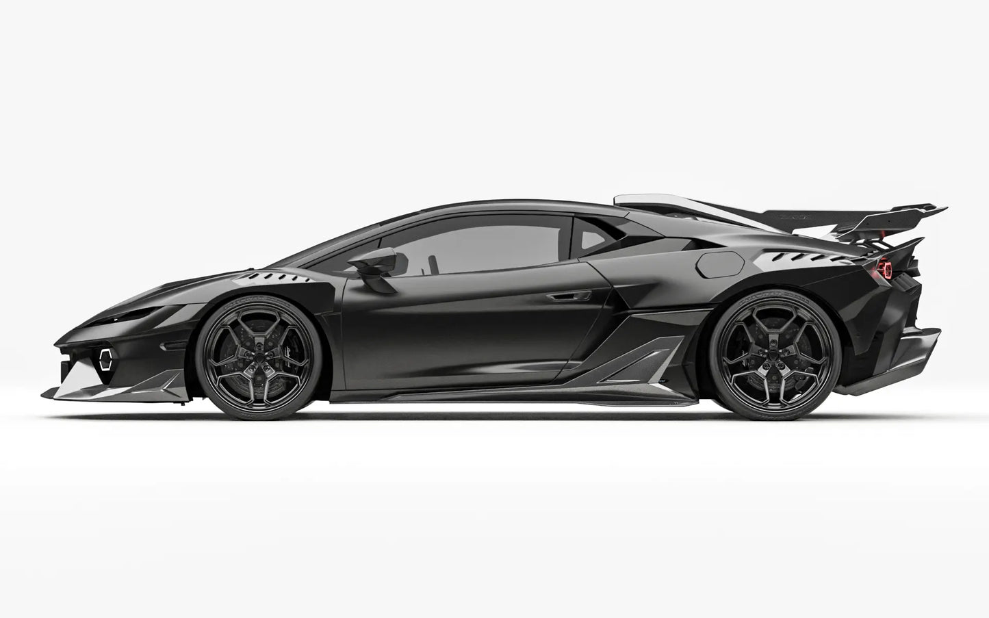 ZACOE Lamborghini Temerario widebody carbon fiber kit side profile