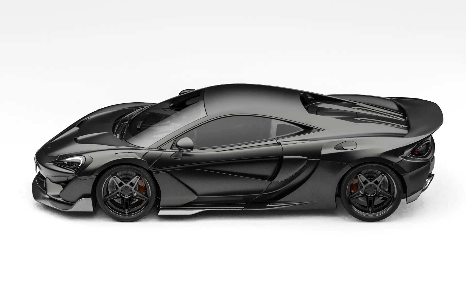 ZACOE McLaren 570S widebody carbon aero kit side profile