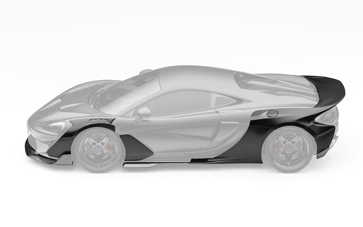 ZACOE McLaren 570S widebody carbon aero kit side profile