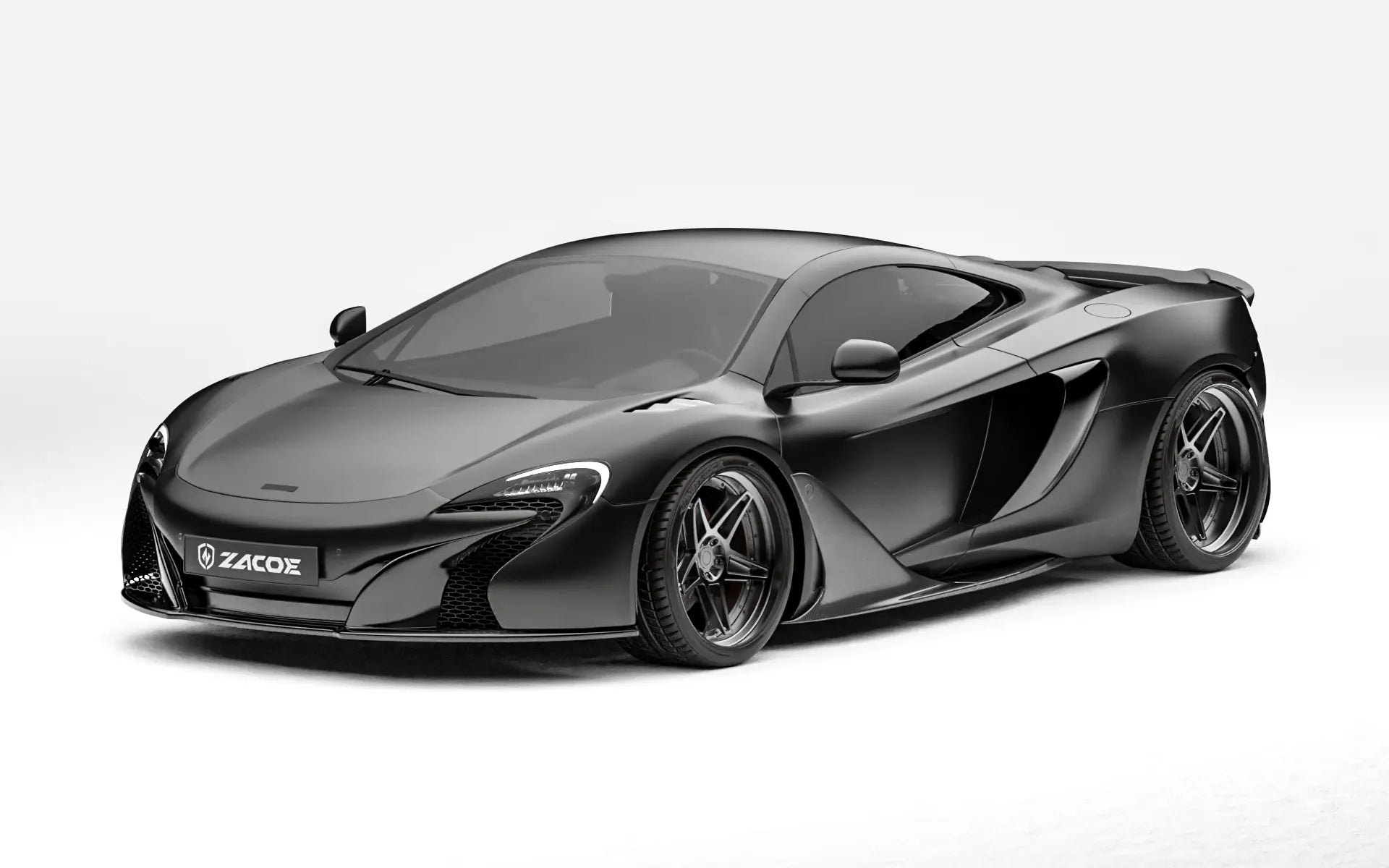 ZACOE mcLaren-650S-Body-Kit carbon aero kit after front three quarter view