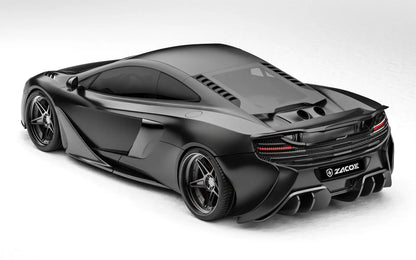 ZACOE mcLaren-650S-Body-Kit carbon aero kit rear three quarter view