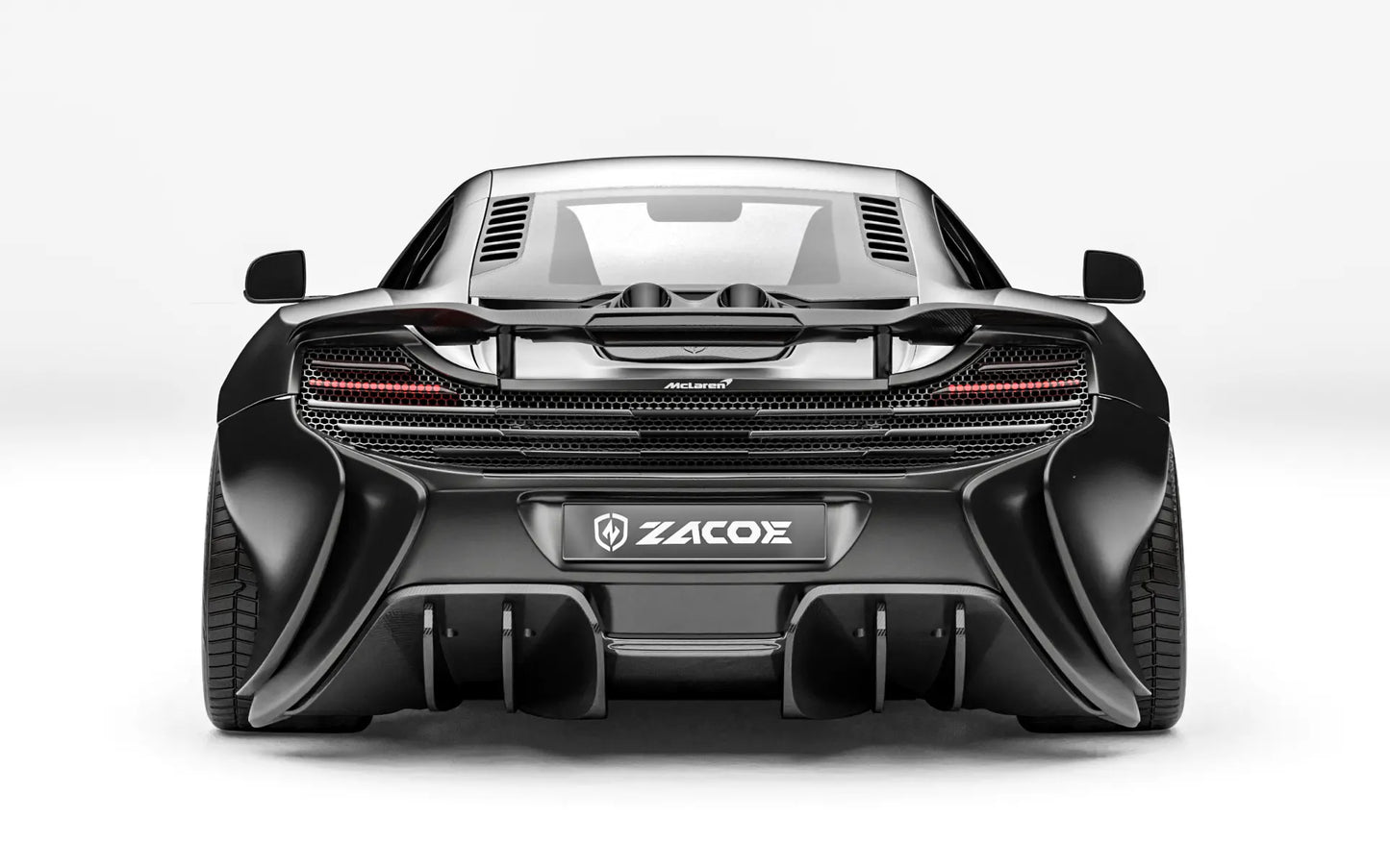 ZACOE mcLaren-650S-Body-Kit carbon aero kit rear view
