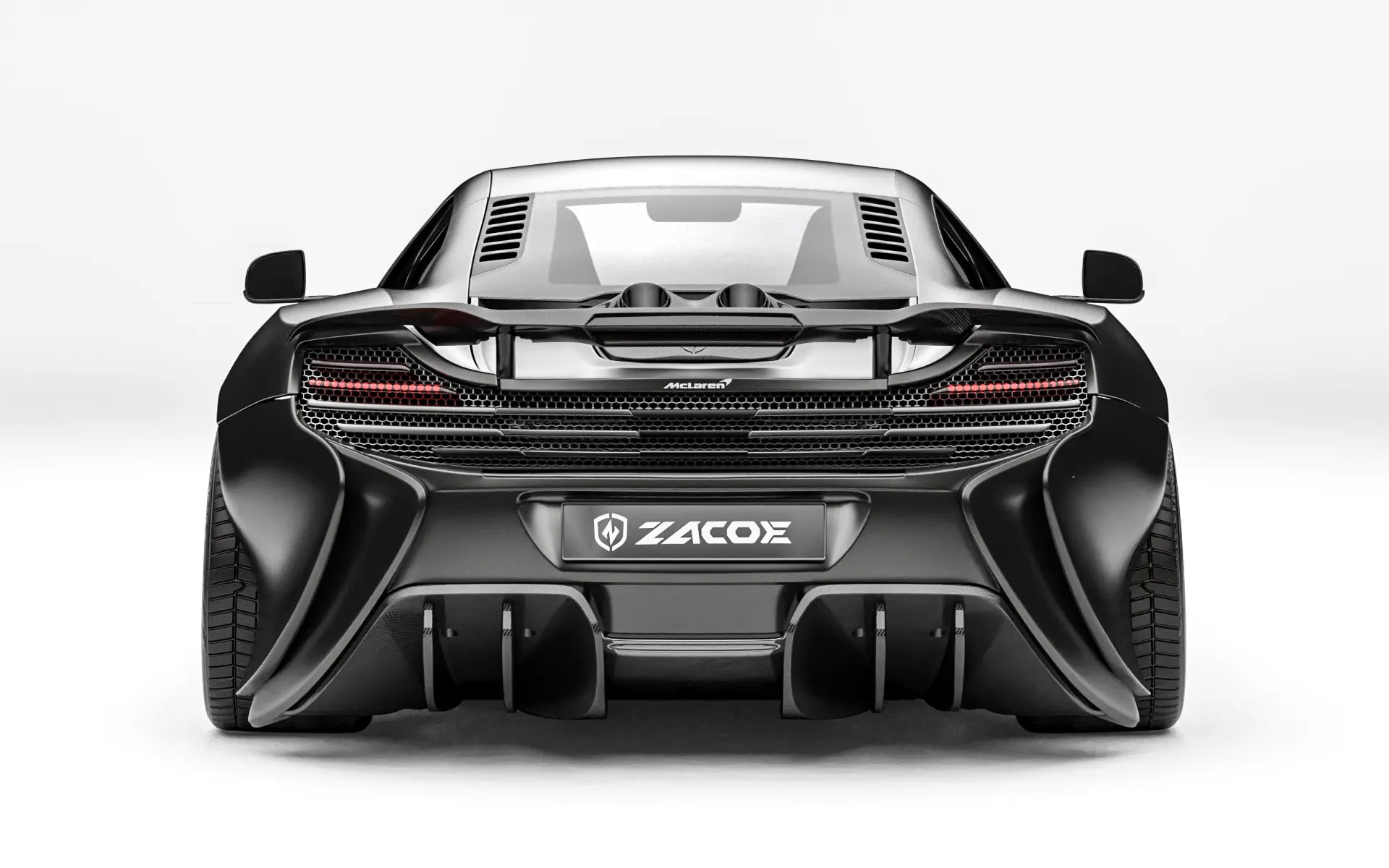 ZACOE mcLaren-650S-Body-Kit carbon aero kit rear view