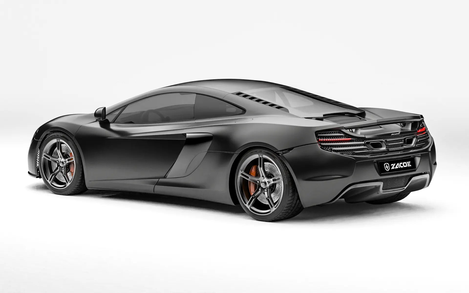 McLaren 650S before widebody kit rear three quarter view