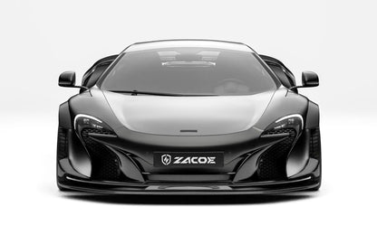 ZACOE McLaren 650S widebody carbon aero kit front view