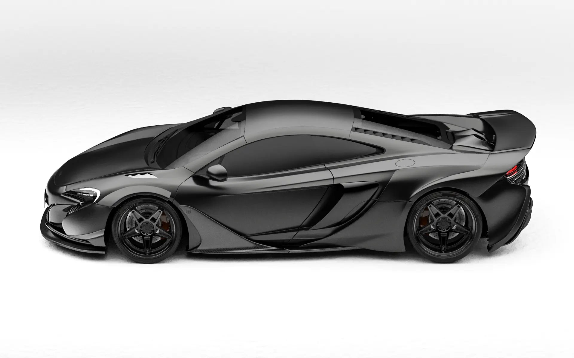 ZACOE McLaren 650S widebody carbon aero kit side profile
