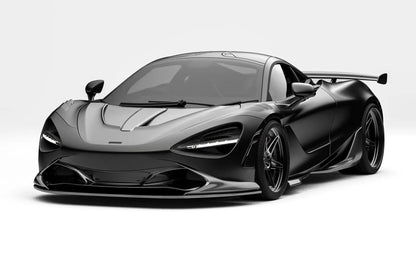 ZACOE McLaren 720S carbon fiber body kit front three quarter view