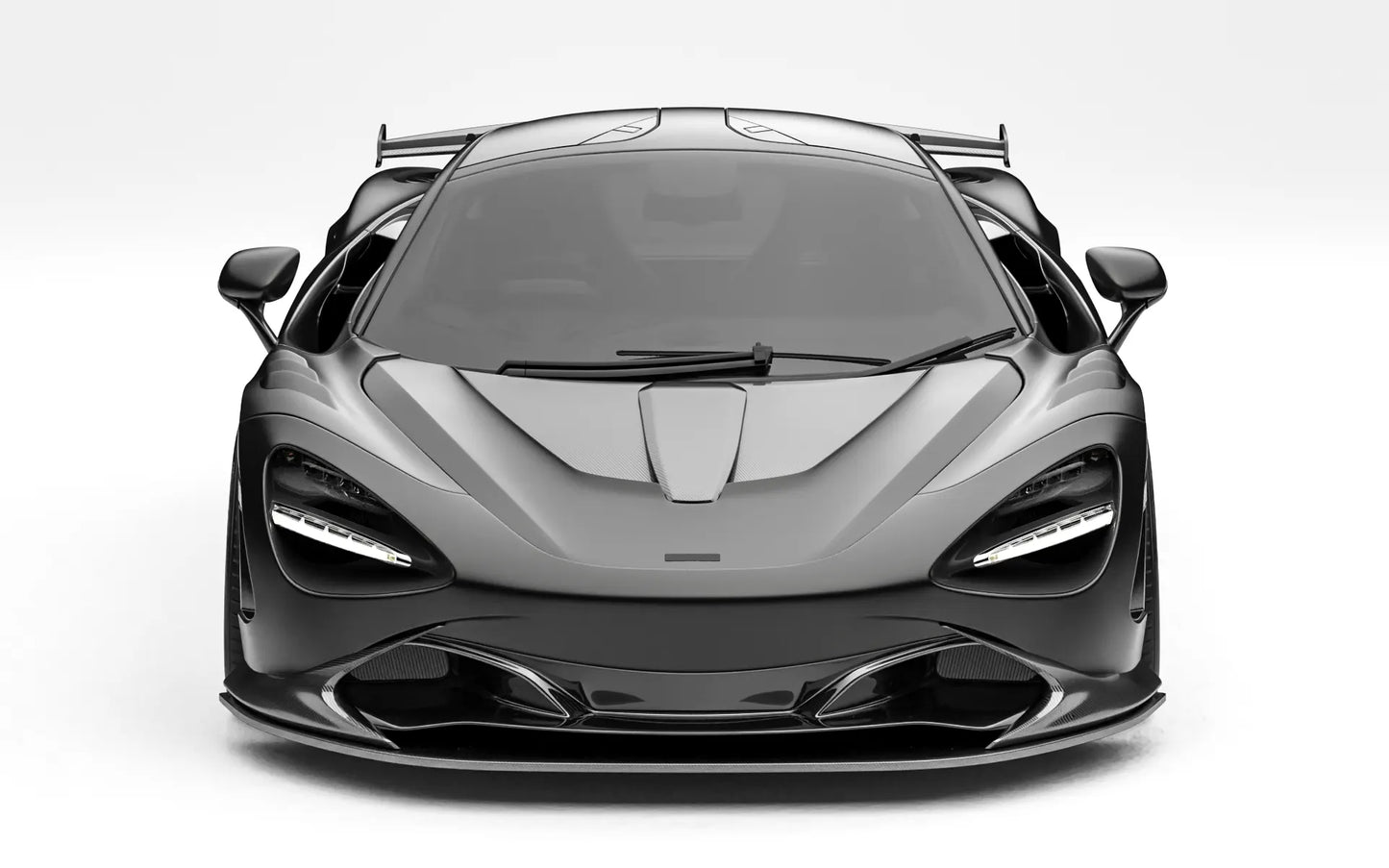ZACOE McLaren 720S carbon fiber body kit front view