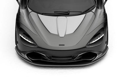 ZACOE McLaren 720S carbon fiber front splitter detail