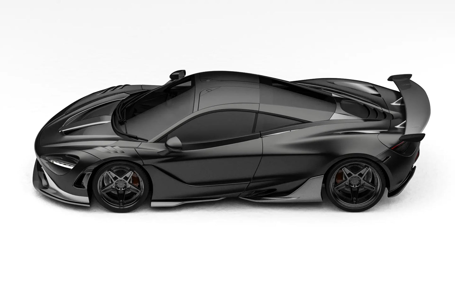 ZACOE McLaren 720S carbon fiber body kit side profile