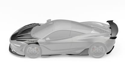 ZACOE McLaren 720S carbon fiber body kit side profile
