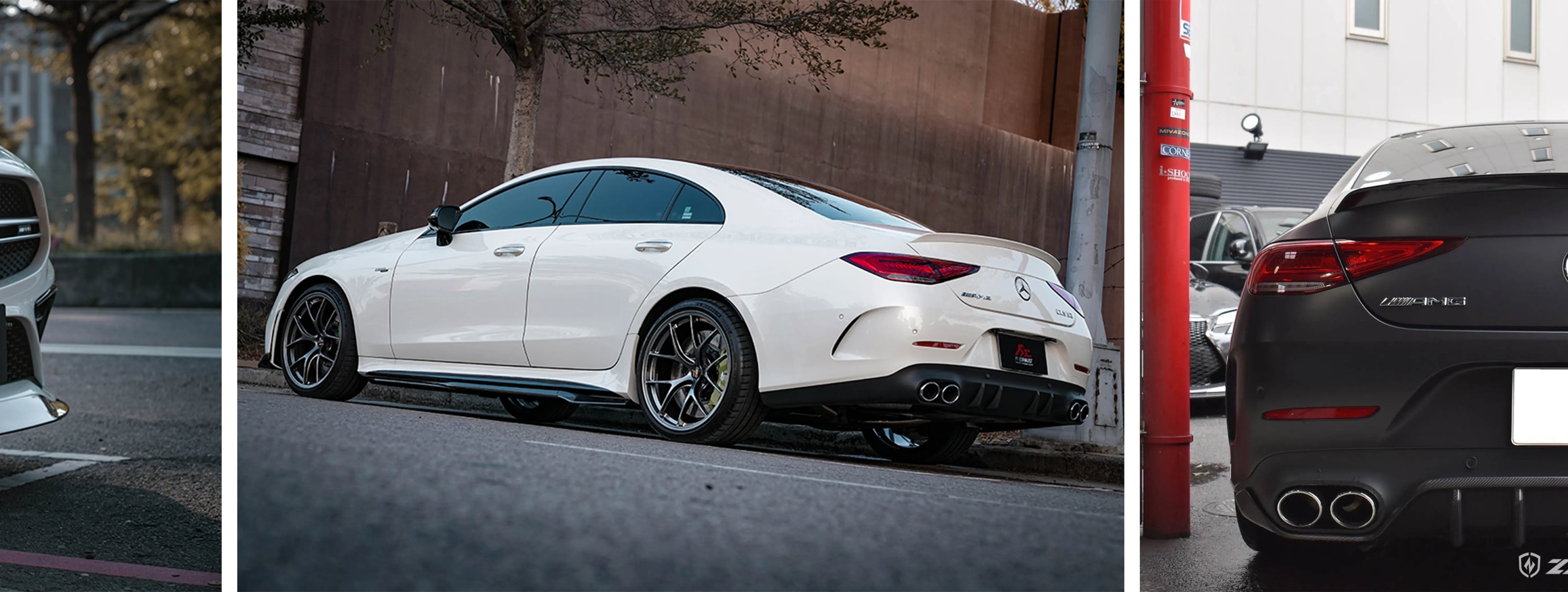 ZACOE Mercedes-AMG CLS 53 carbon fiber body kit real car scene 2