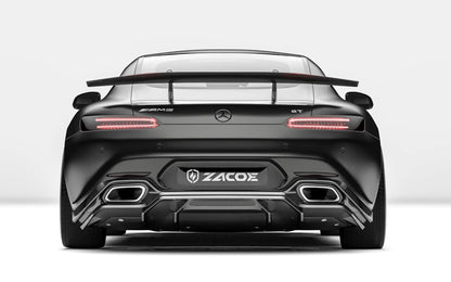 ZACOE Mercedes-AMG GT carbon fiber body kit rear view