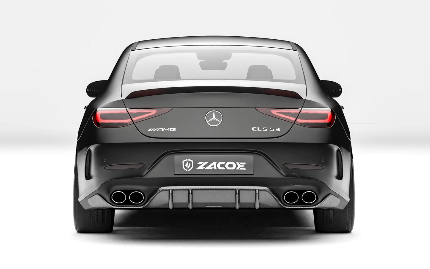 ZACOE Mercedes-AMG CLS 53 carbon fiber body kit rear view