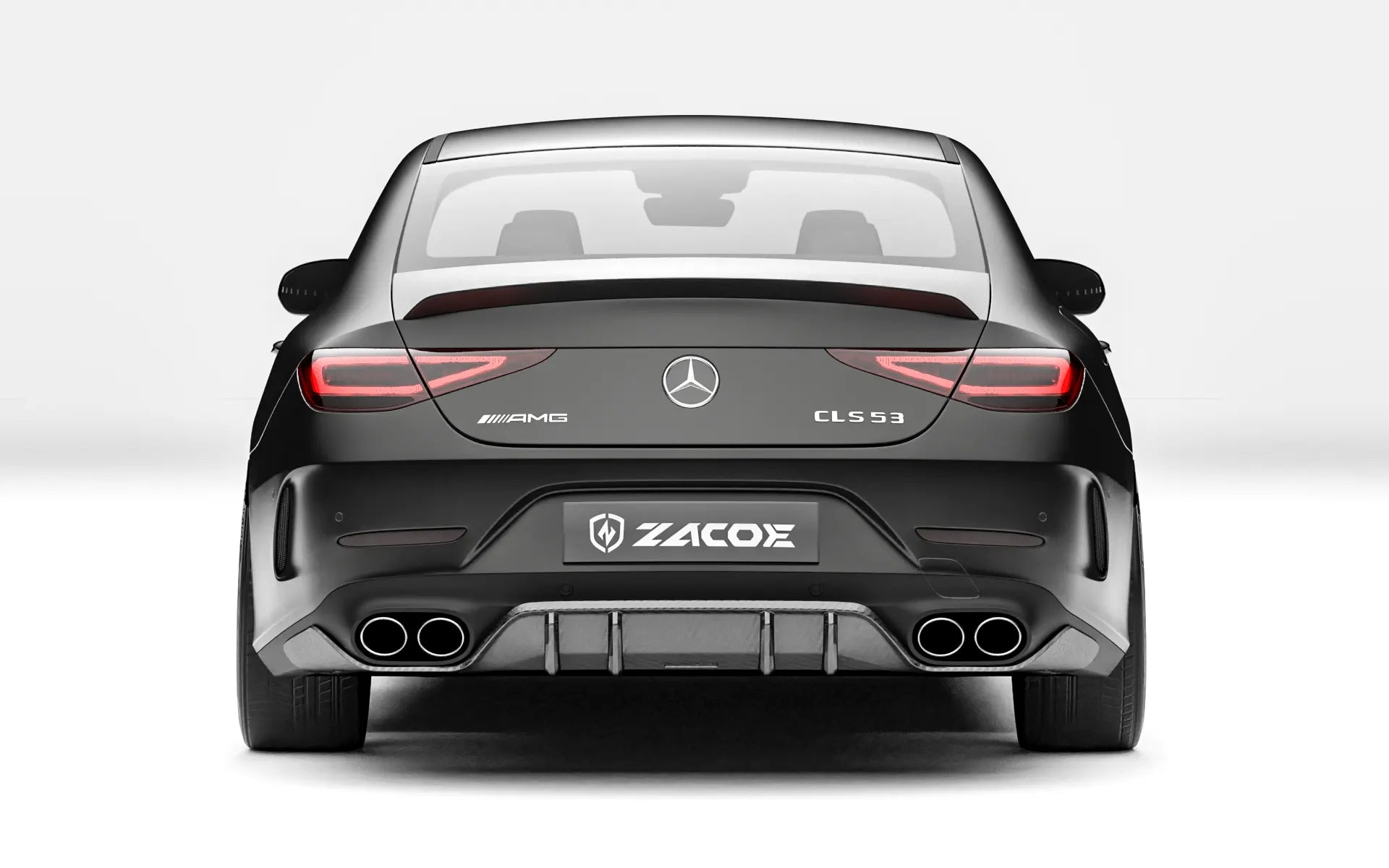 ZACOE Mercedes-AMG CLS 53 carbon fiber body kit rear view