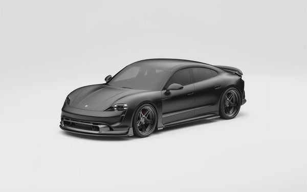 ZACOE Porsche Taycan carbon fiber body kit showcase video