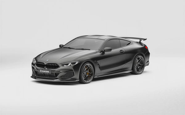 ZACOE BMW 8 Series carbon fiber body kit showcase video