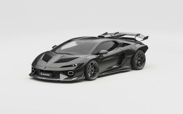 ZACOE Lamborghini Temerario widebody carbon fiber kit showcase video