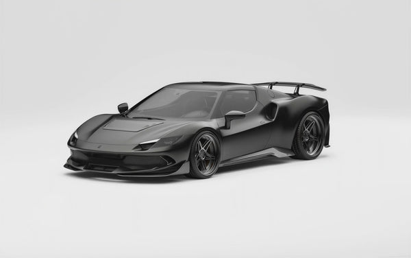 ZACOE Ferrari 296 GTB carbon fiber body kit showcase video