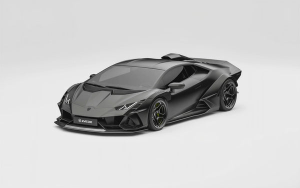 ZACOE Lamborghini Huracan EVO widebody carbon fiber kit showcase video