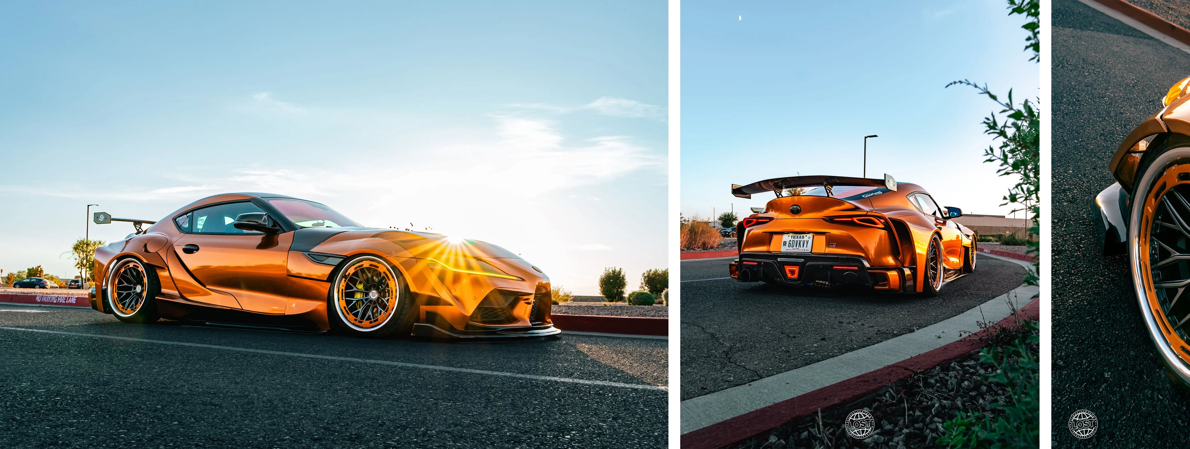ZACOE Toyota GR Supra widebody carbon aero kit real car scene 1