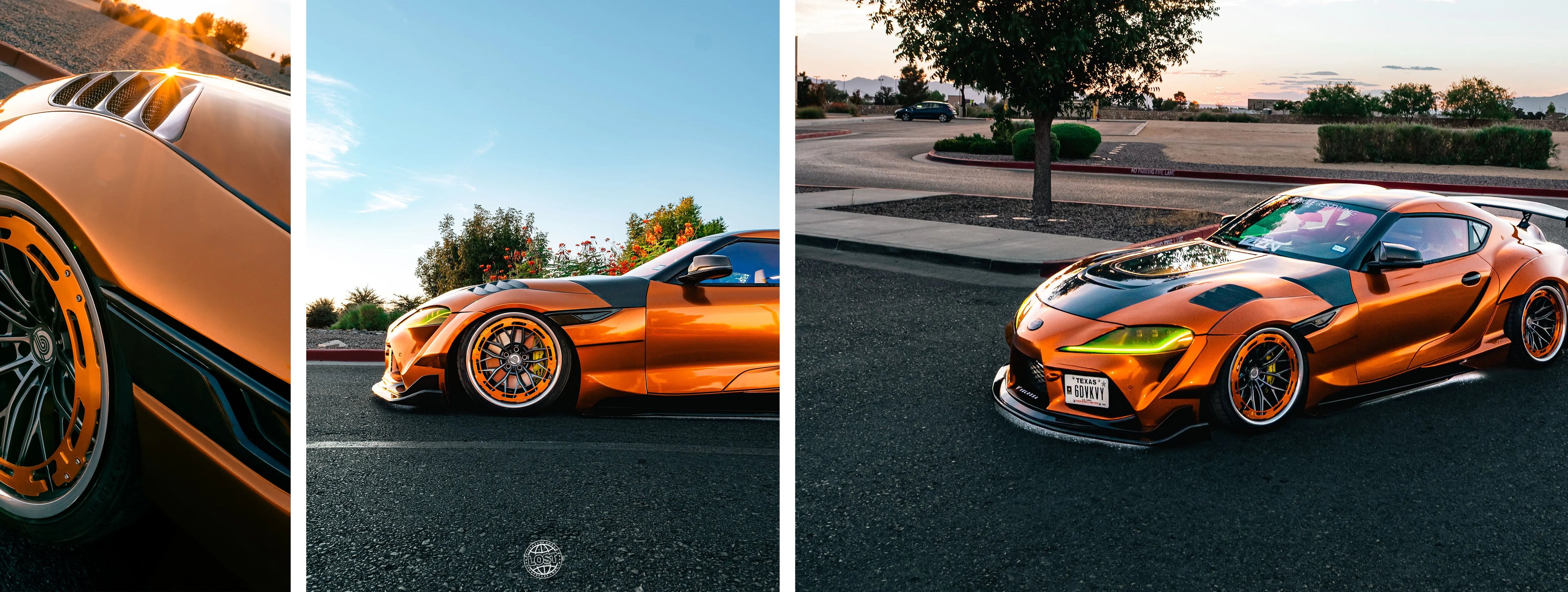 ZACOE Toyota GR Supra widebody carbon aero kit real car scene 2