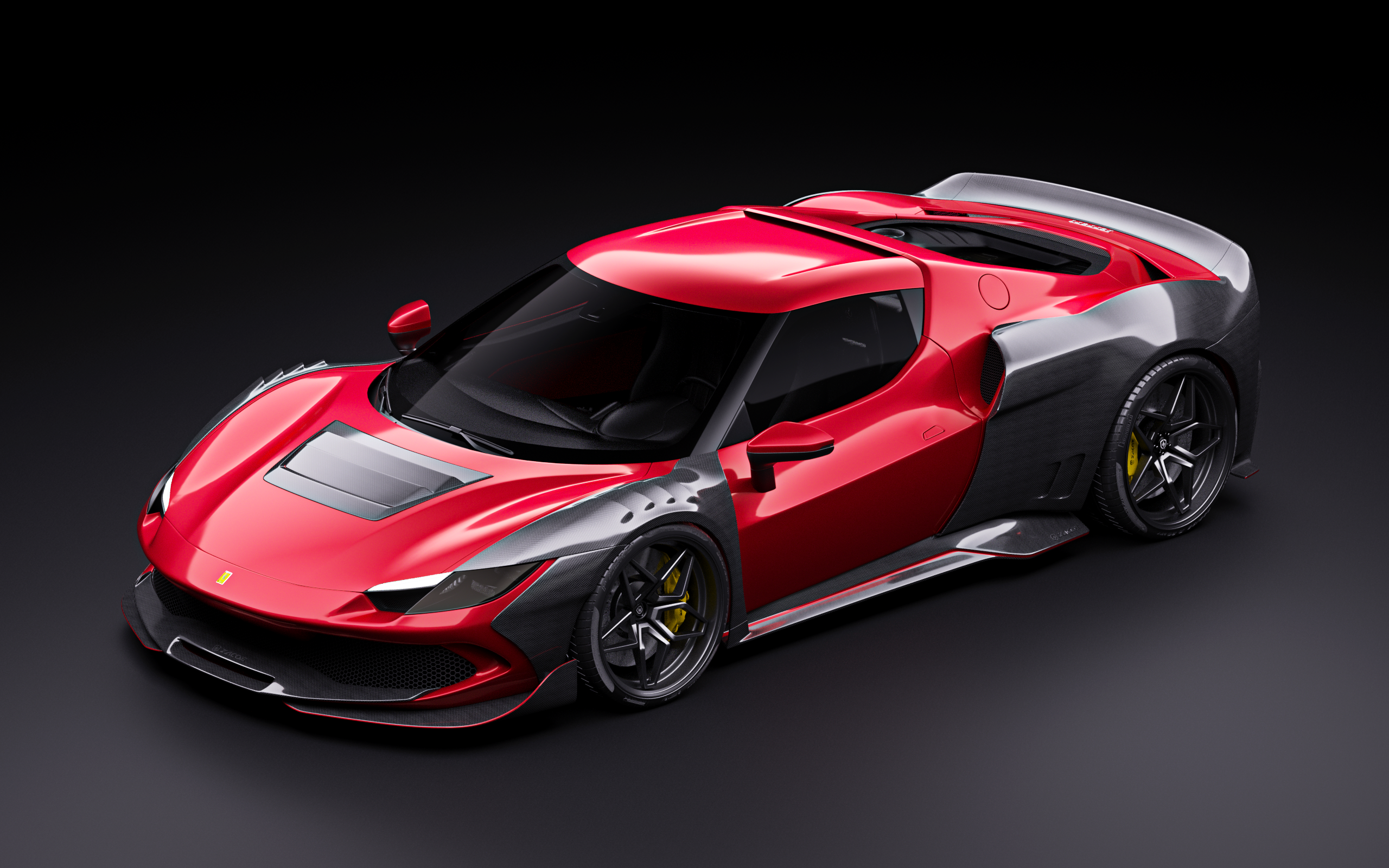Ferrari 296 GTB with bodykit by ZACOE