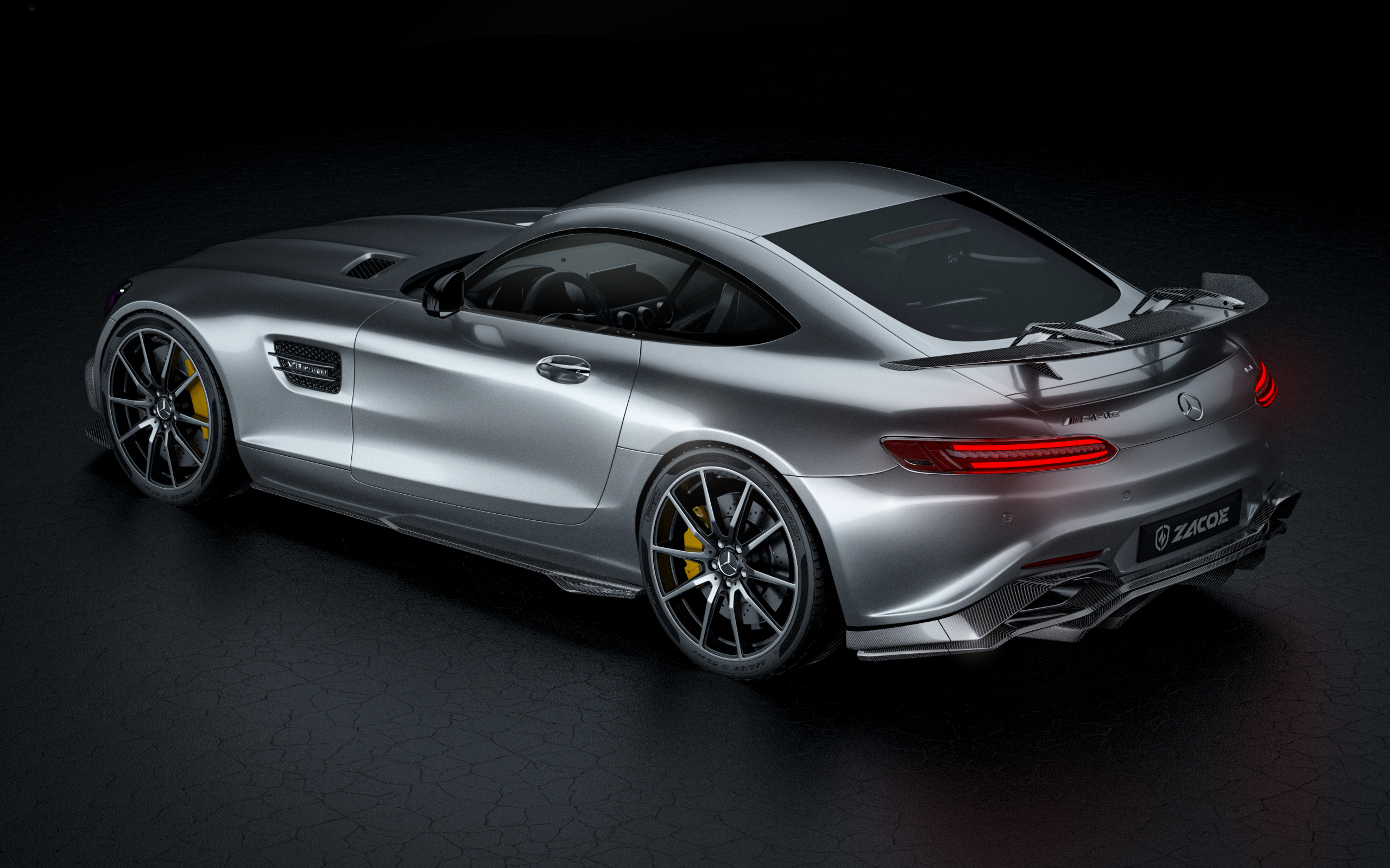 Mercedes-AMG GT with bodykit by ZACOE