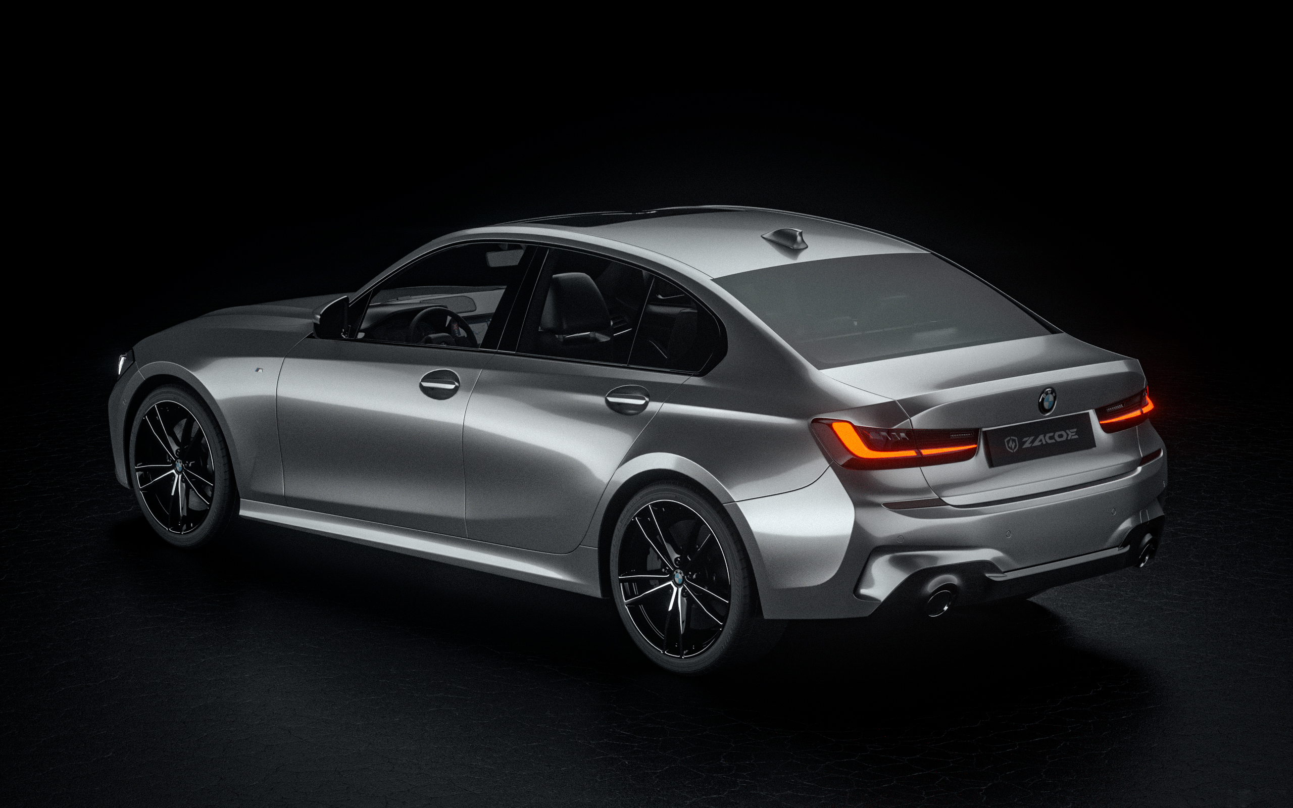BMW 330i with bodykit by ZACOE