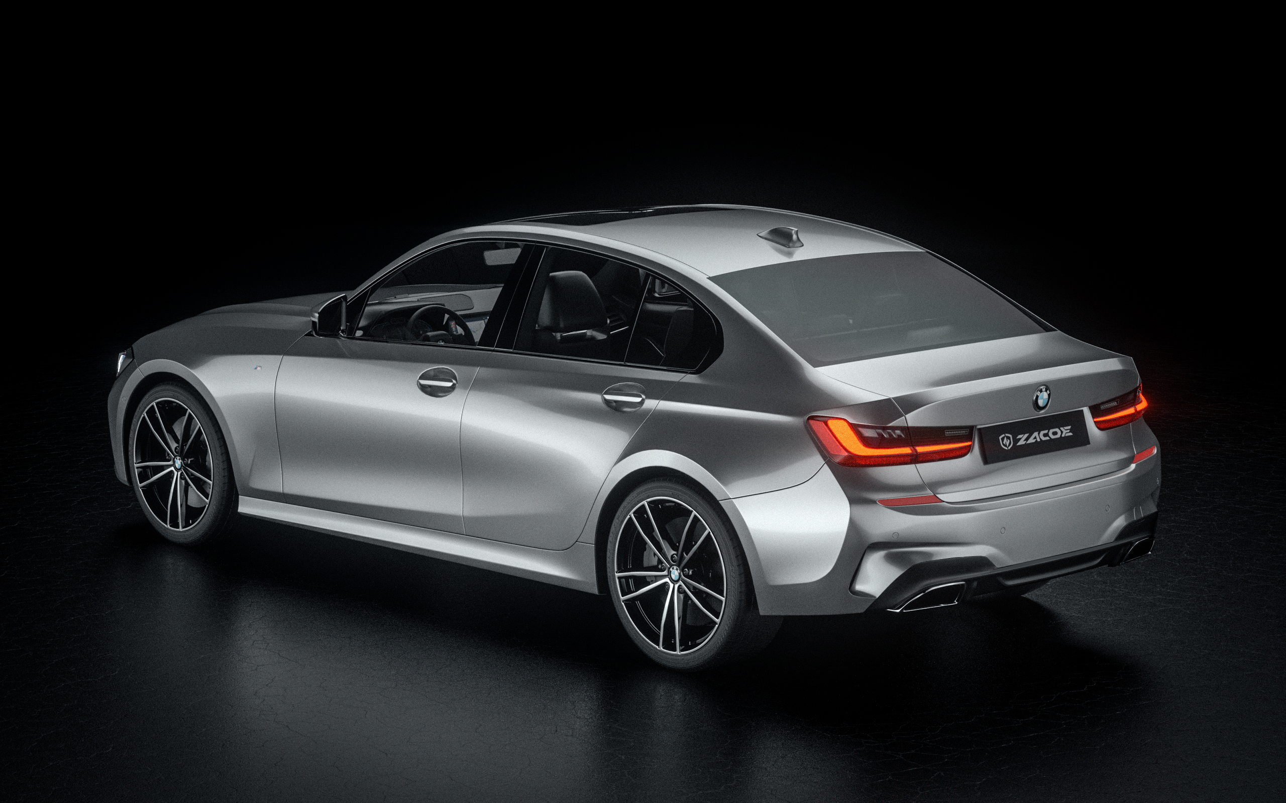 BMW 340i with bodykit by ZACOE