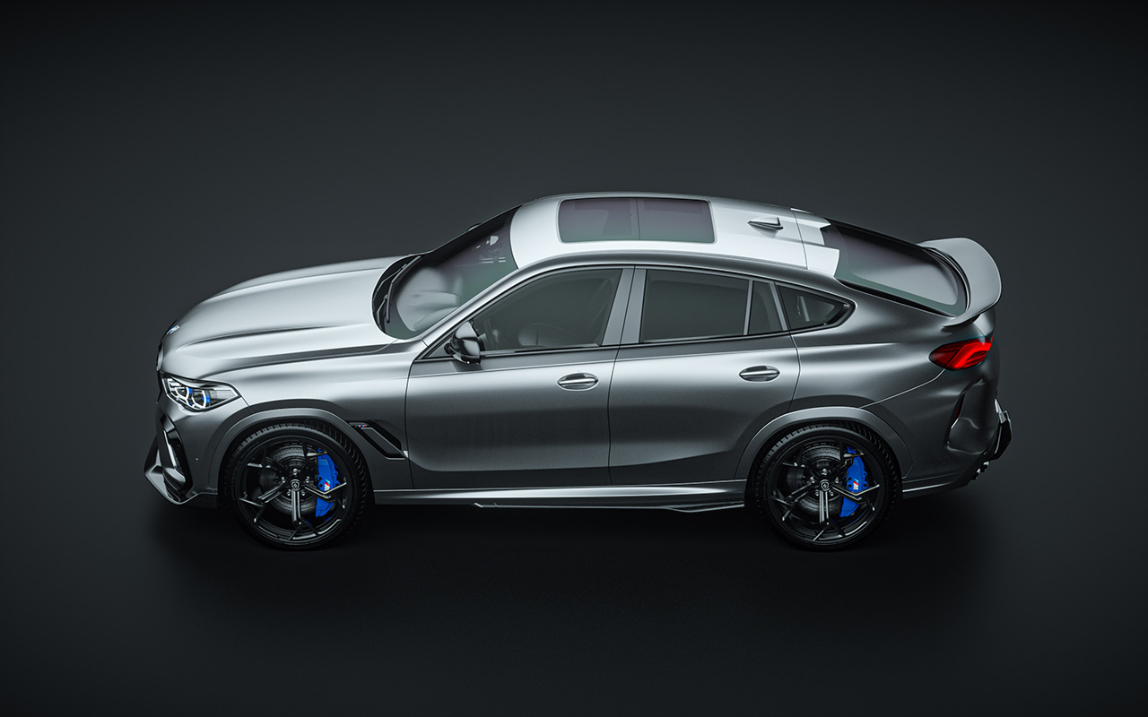 360degree viewer BMW X6-m50i with bodykit by ZACOE