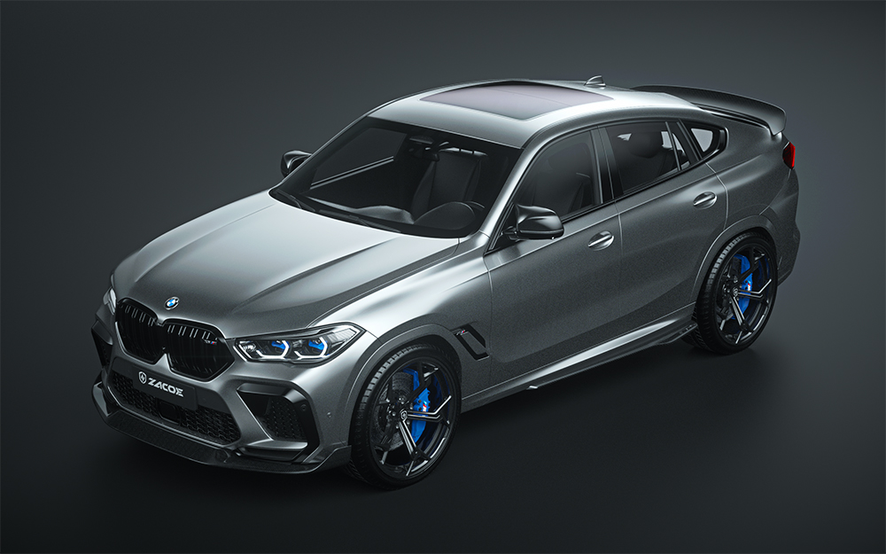 BMW X6M F96 with bodykit by ZACOE