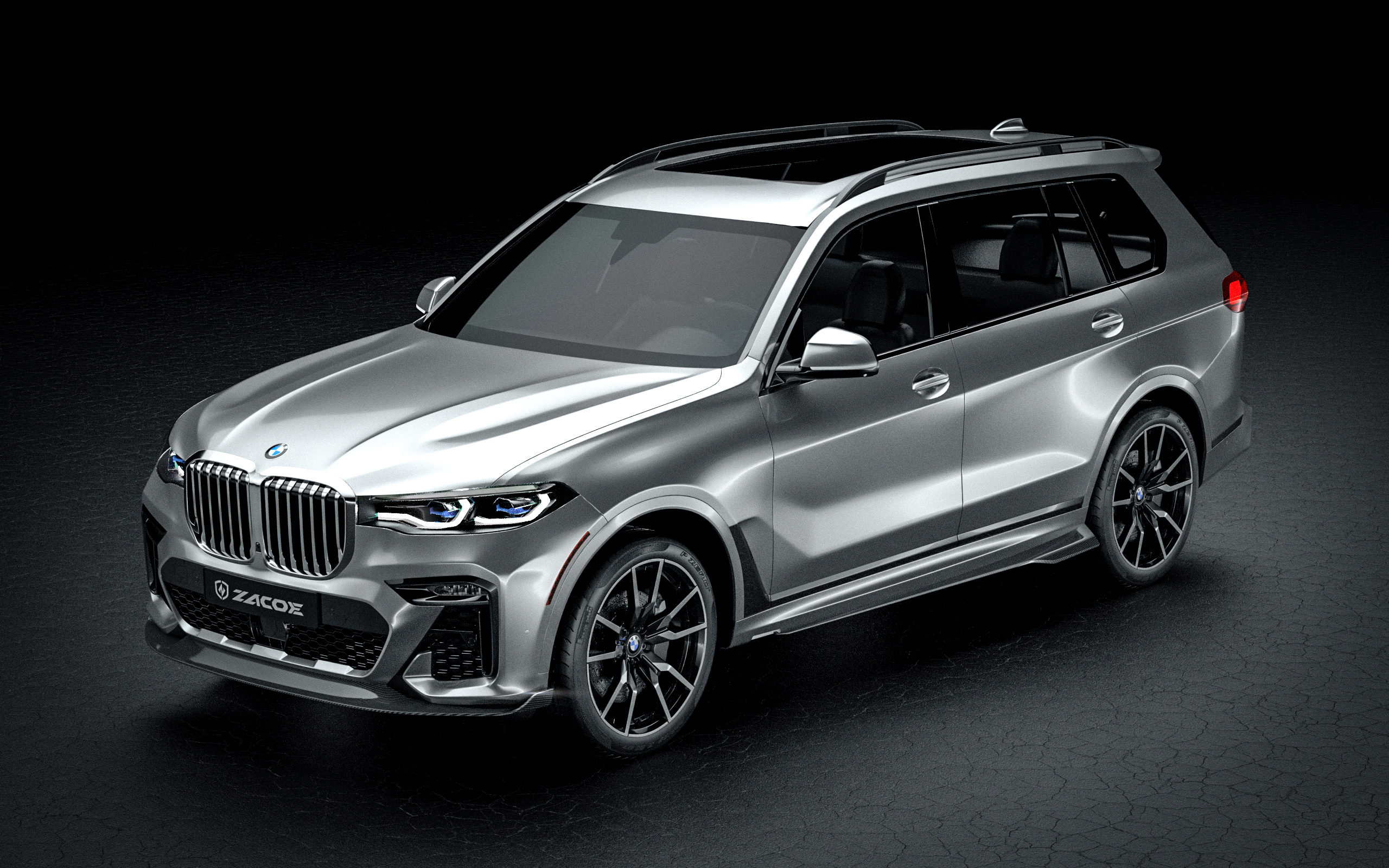 BMW X7 with bodykit by ZACOE