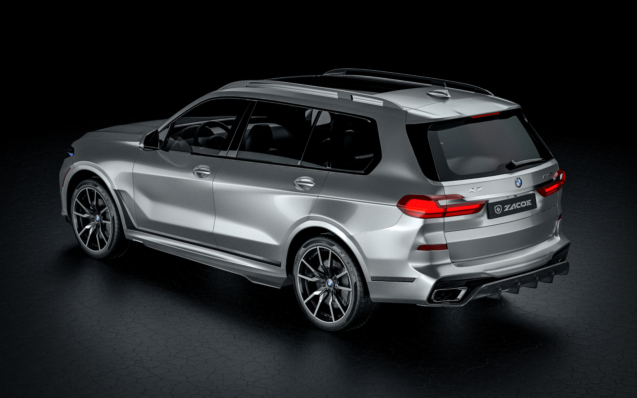 BMW X7 with bodykit by ZACOE
