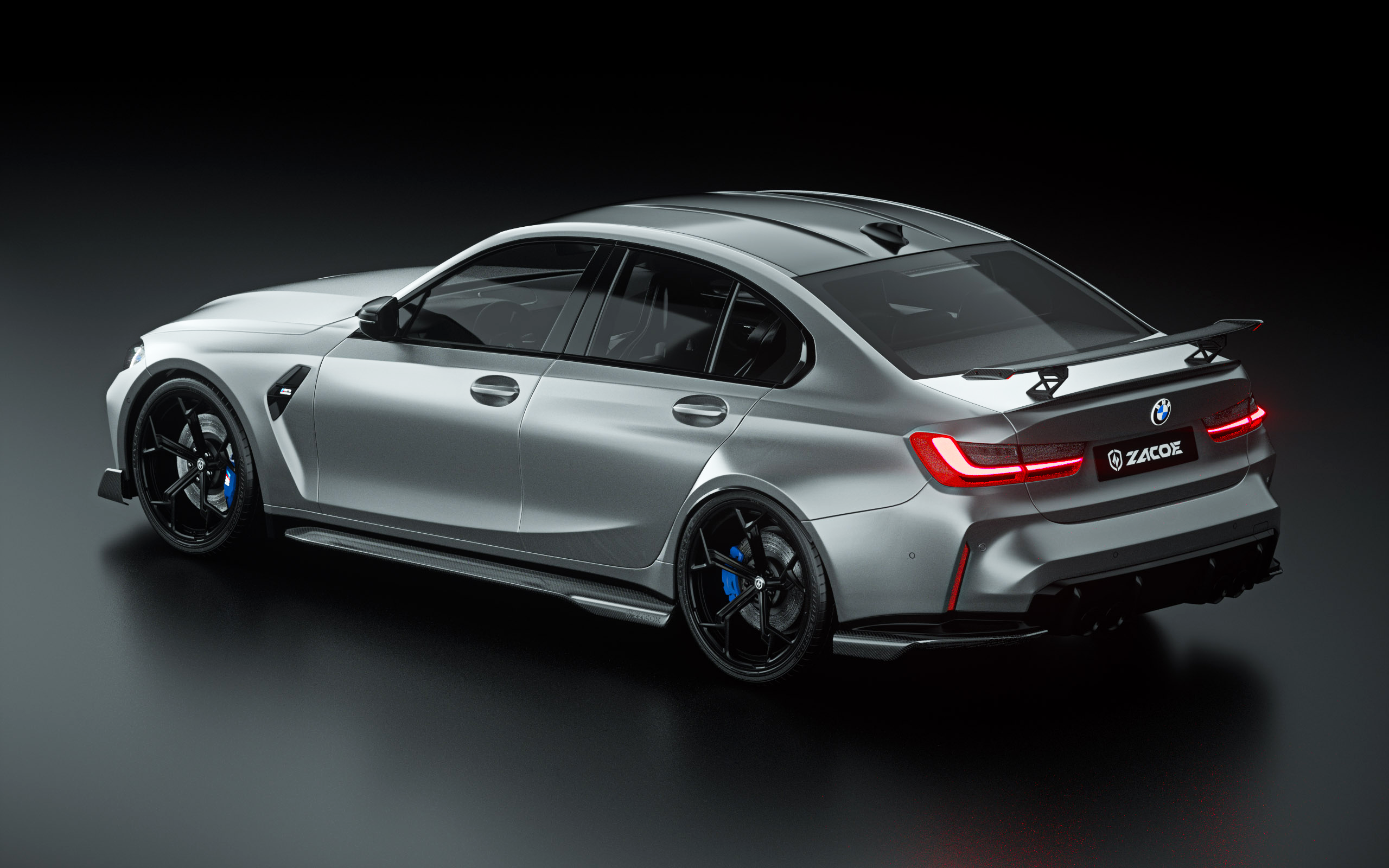 BMW 330i with bodykit by ZACOE