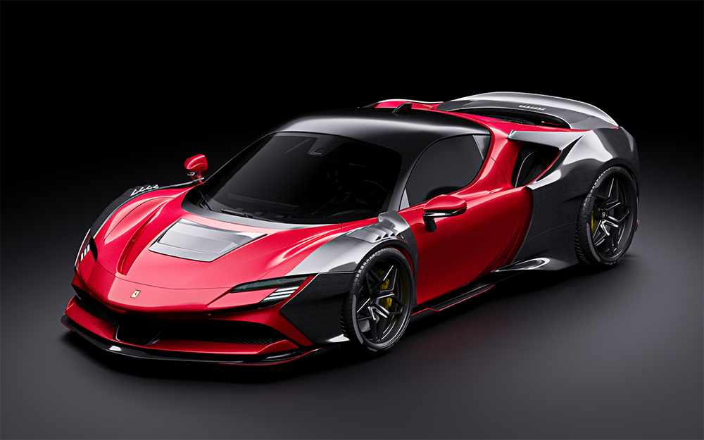 Ferrari sf90-stradale-carbon-fiber-widebody-kit