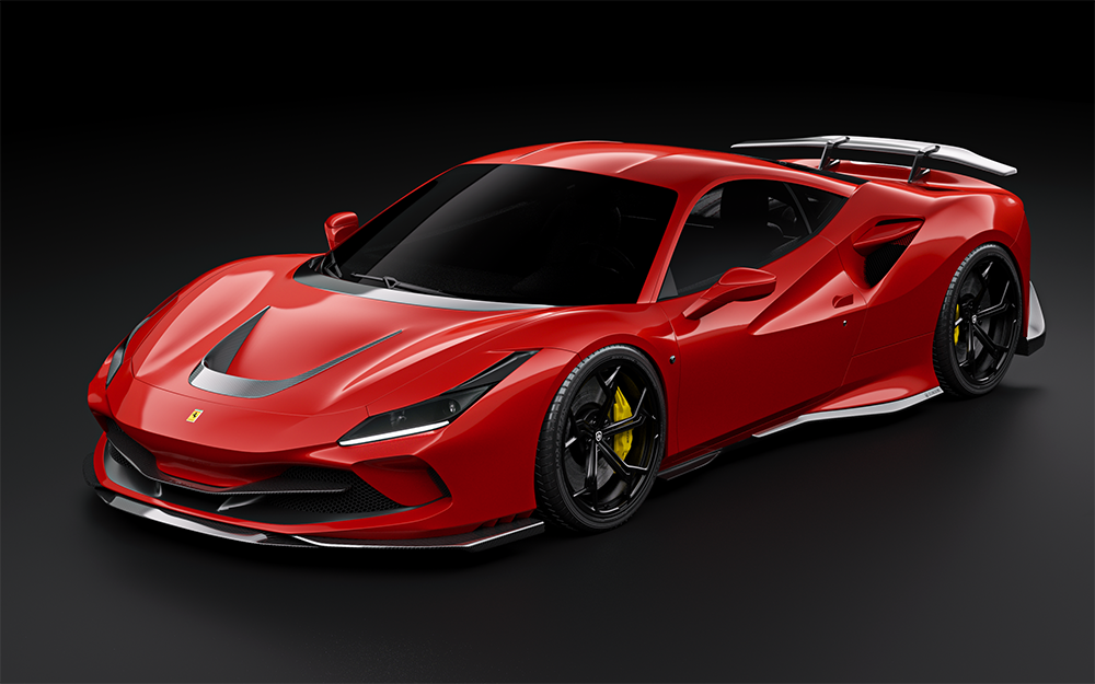 Ferrari F8 Tributo with bodykit by ZACOE