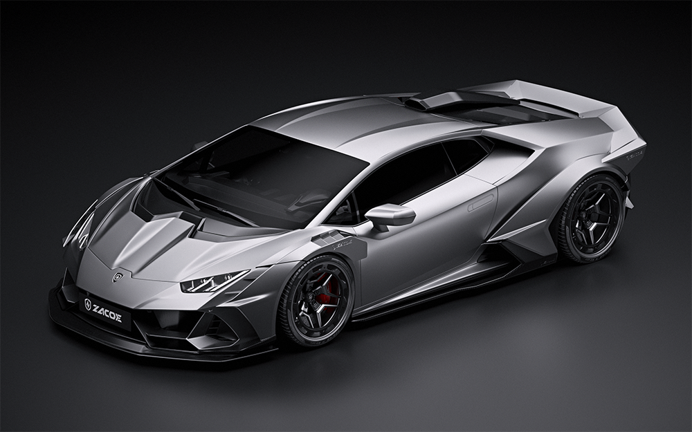Lamborghini Huracan LP610 with bodykit by ZACOE