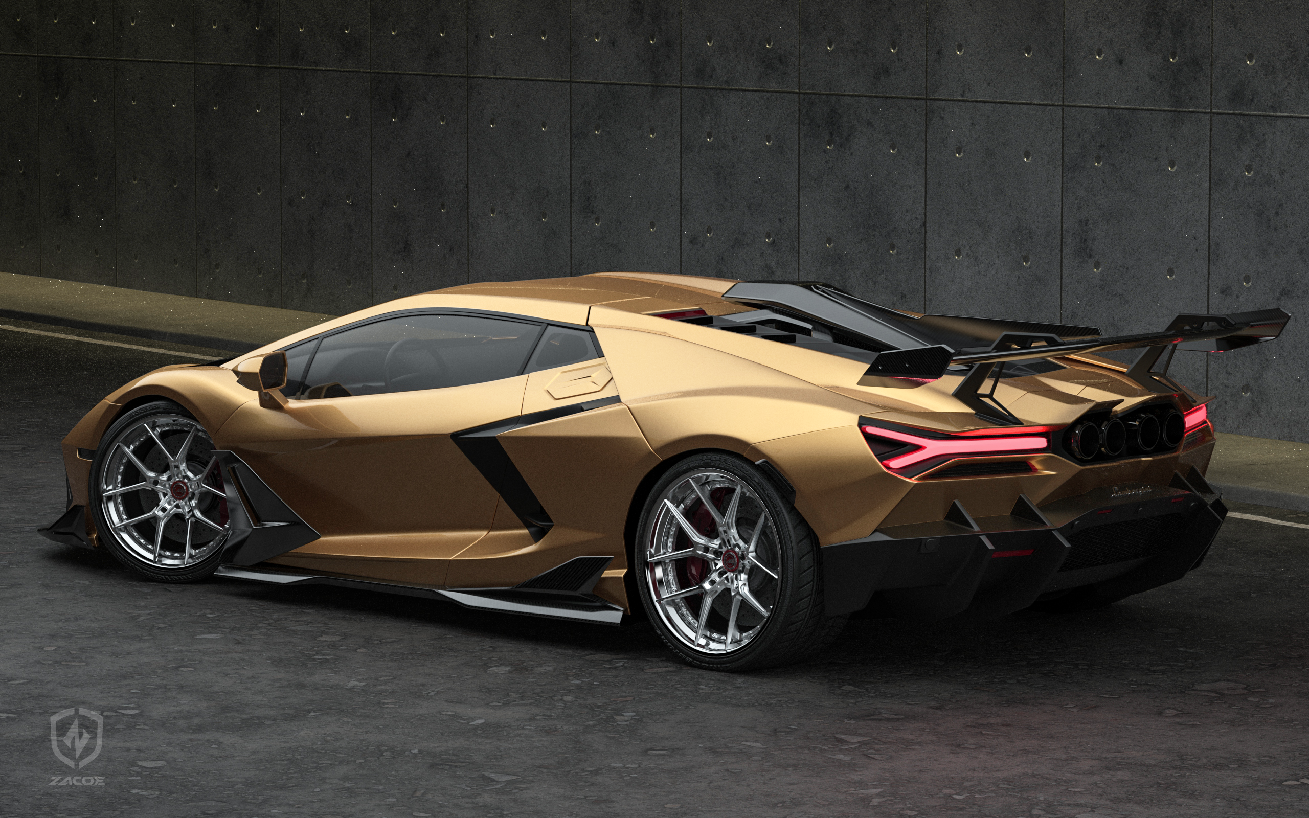 Revuelto Carbon Fiber Body Kit