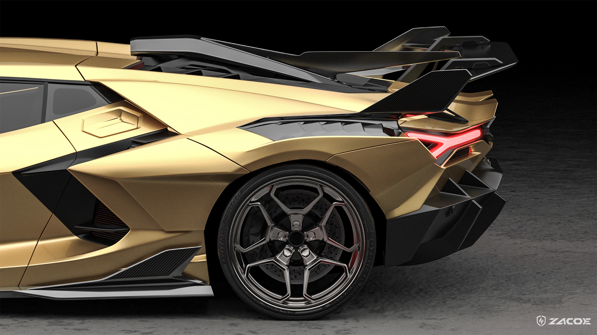 Revuelto Carbon Fiber Body Kit