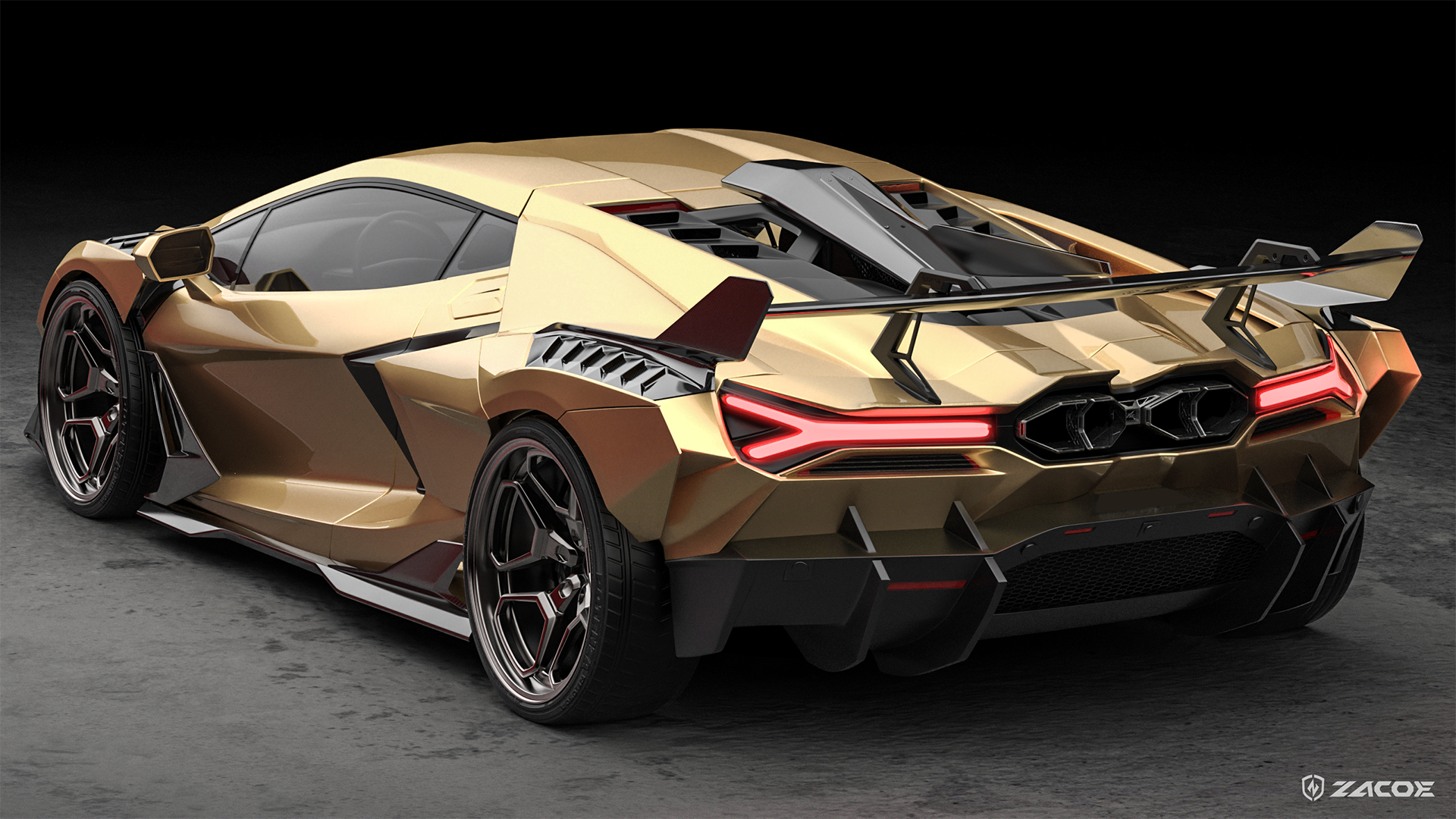 Revuelto Carbon Fiber Body Kit