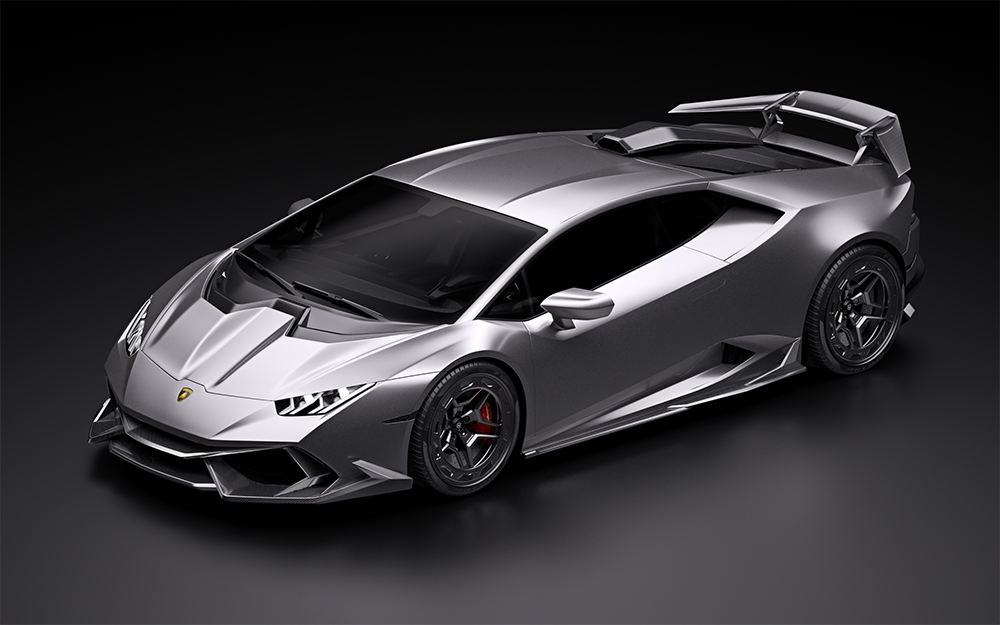 Lamborghini Huracan LP610 with bodykit by ZACOE