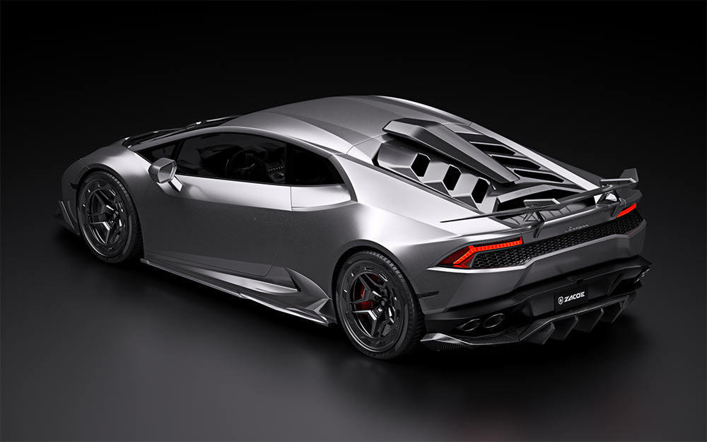 Lamborghini Huracan LP610 with bodykit by ZACOE