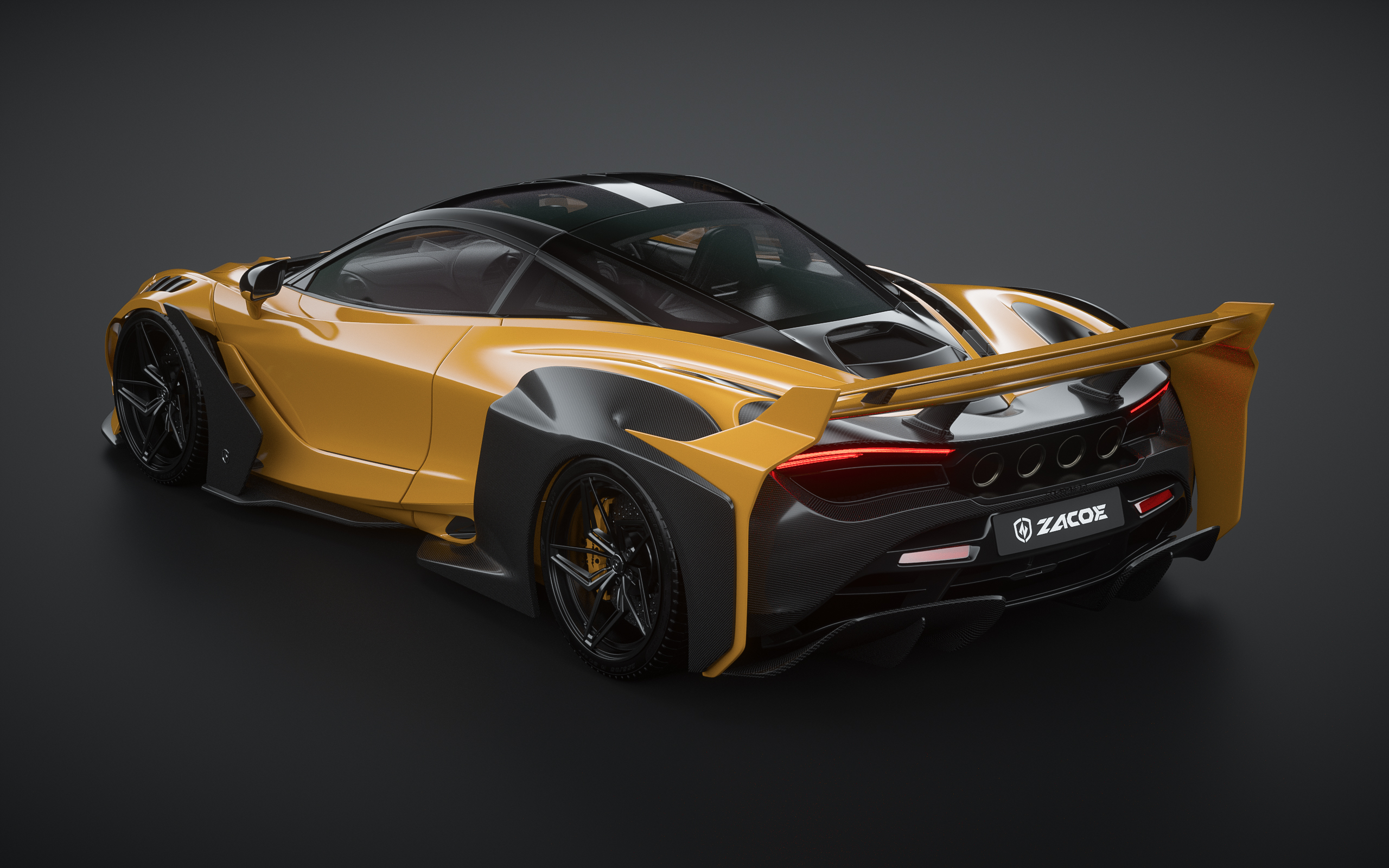 McLaren 720S with wide body by ZACOE